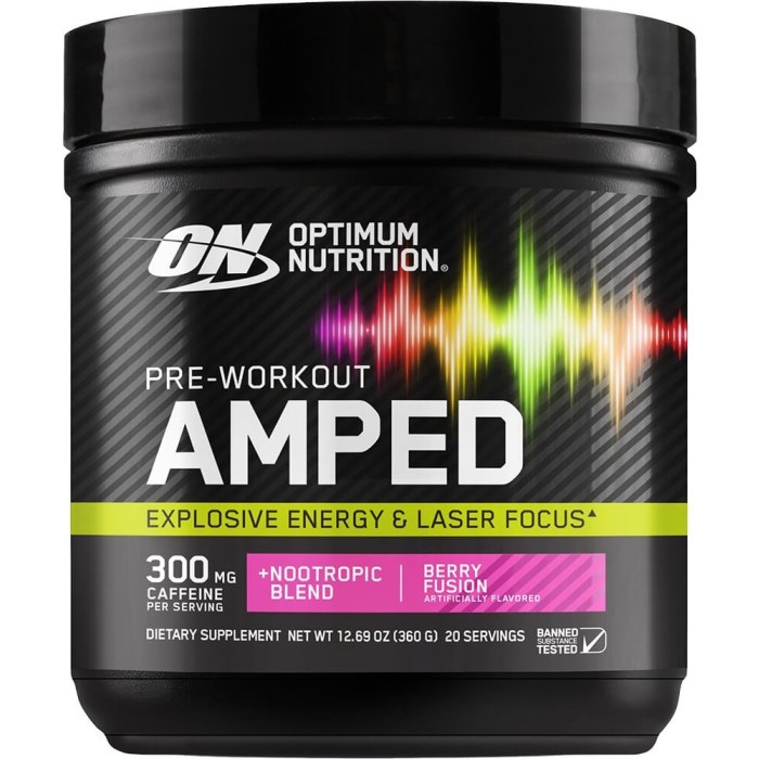 Pre-Workout Amped — 20 Porciones