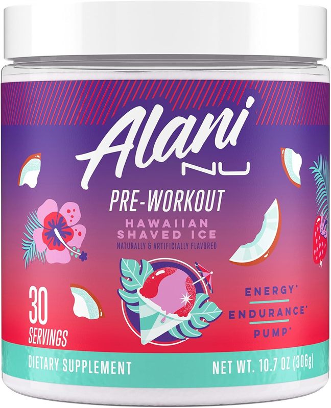 Alani Nu Pre-Workout Hawaiian Shaved Ice — análisis completo 2026