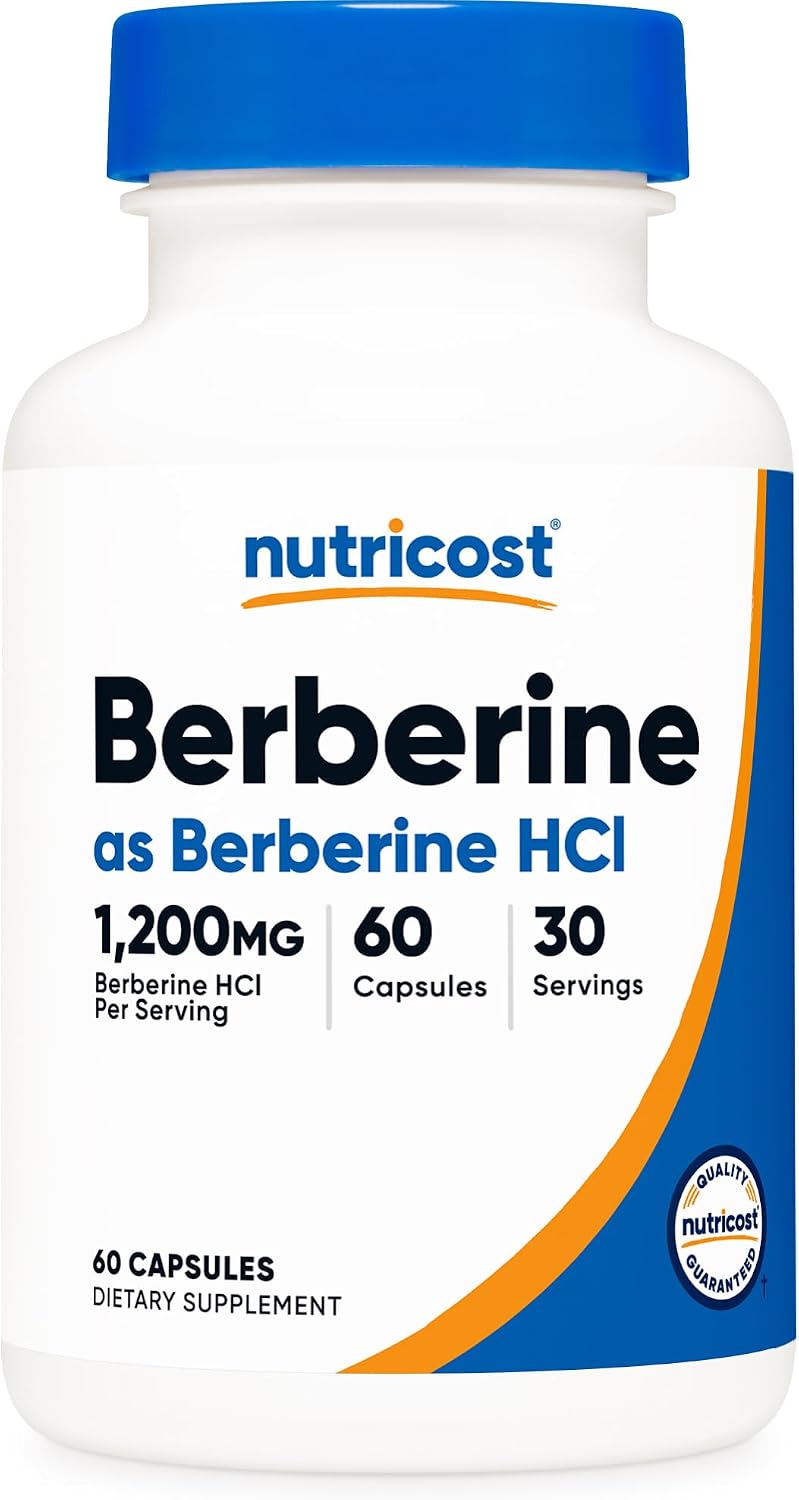 Berberina HCL Nutricost 60 cápsulas