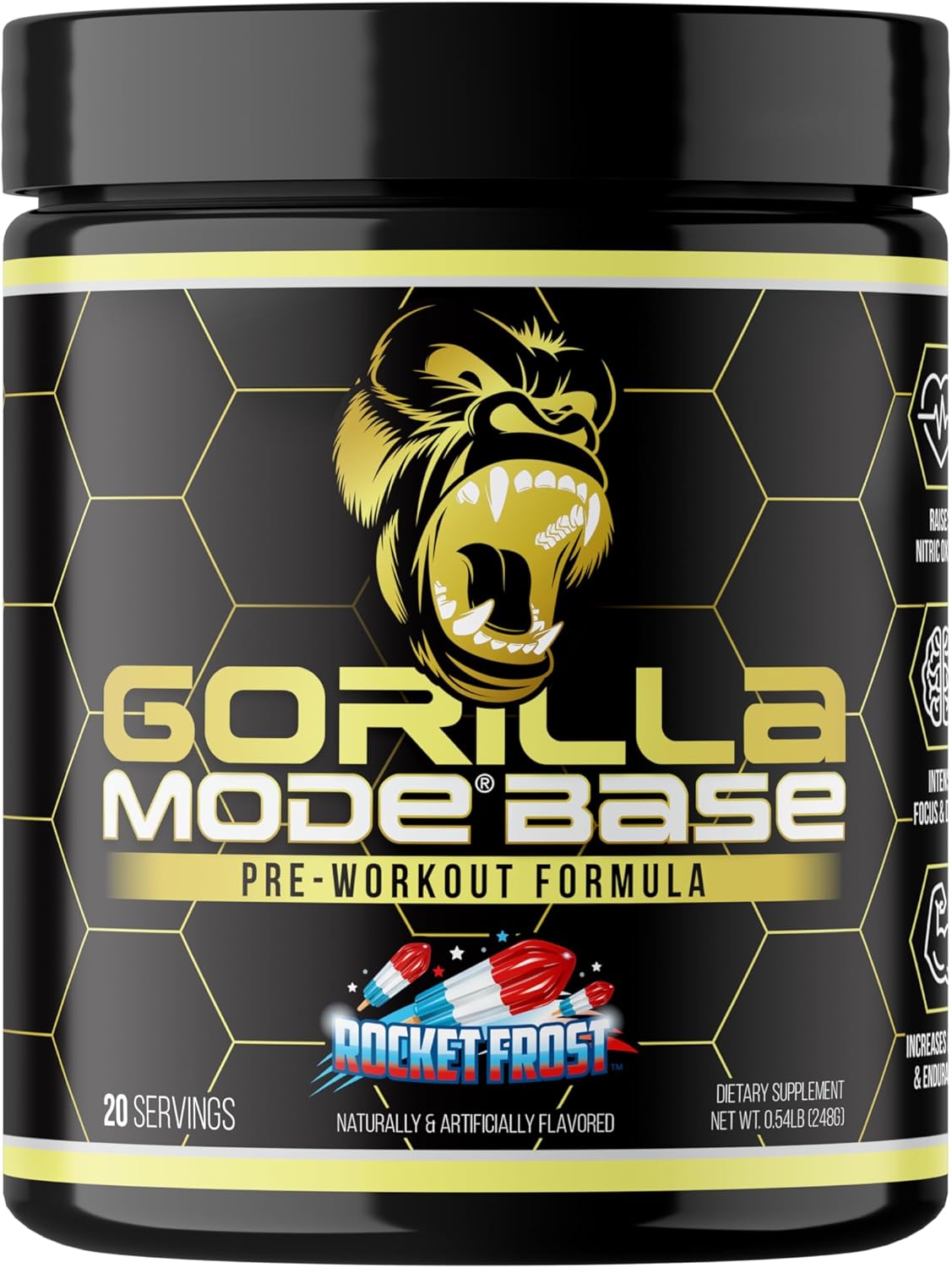 Gorilla Mode Base Pre-Workout Rocket Frost — análisis completo 2026
