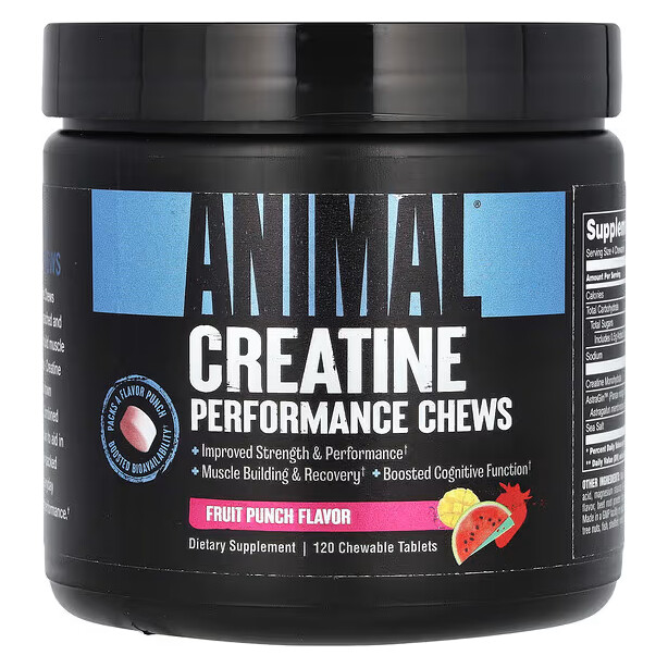 Animal Creatine Chews 120 cápsulas