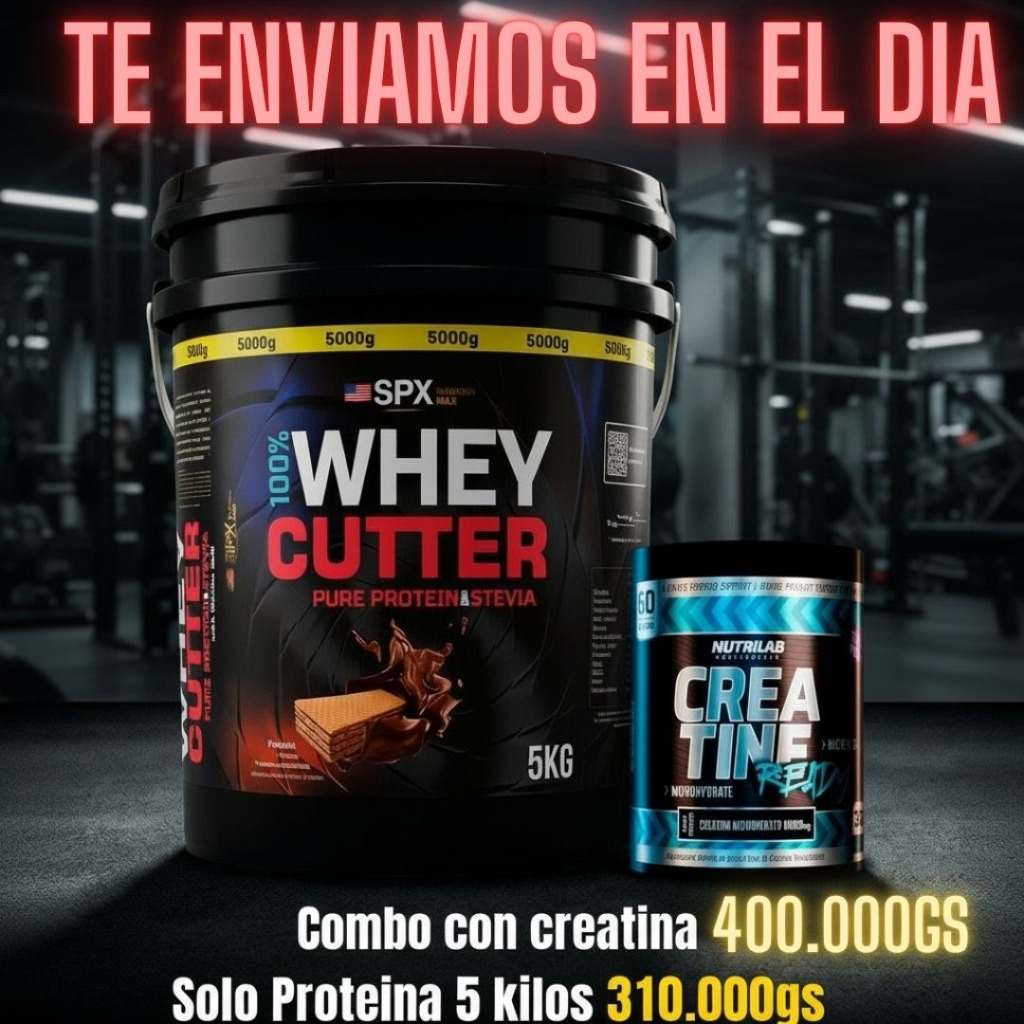 Whey Cutter 5KG + Creatina Nutrilab